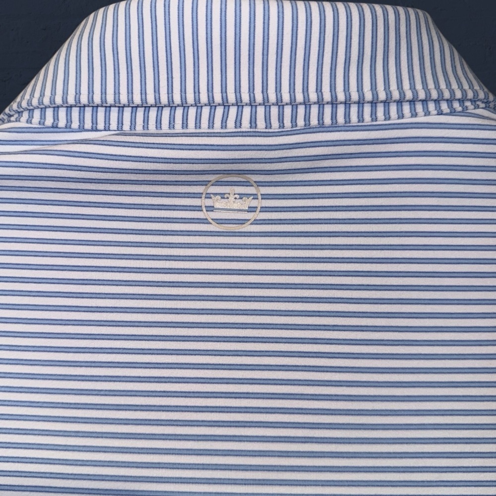 Peter Millar Crown Crafted Golf Polo L Teton Pines Country Club Wyoming - Picture 2 of 13